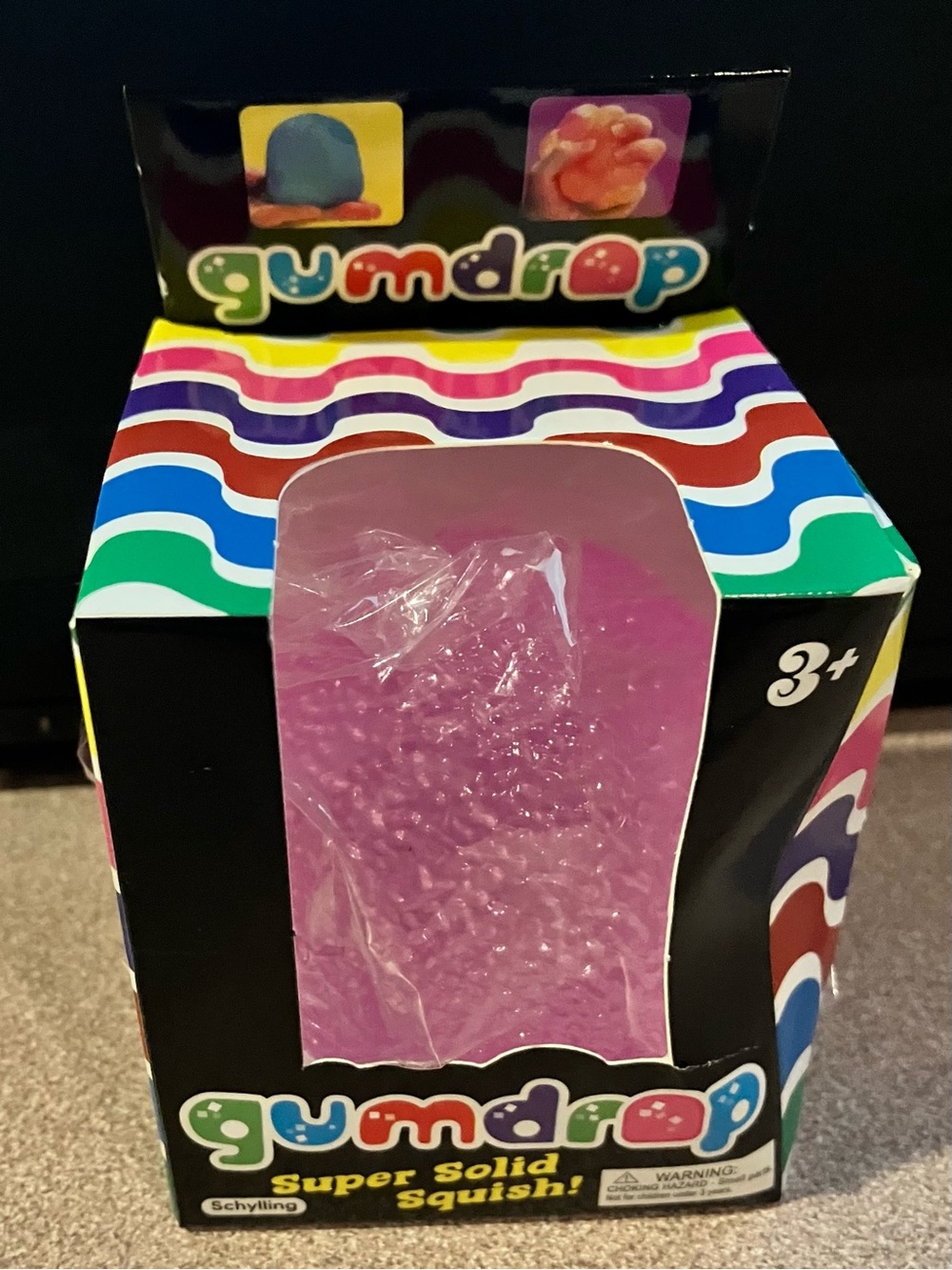 Pink gumdrop squishy